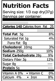 nutrition bran muffin