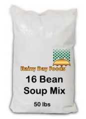 Rainy Day Foods 16 bean mix 50 lbs bag