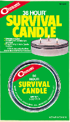 36 hour survival candle w/matches