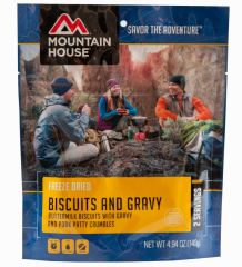 Mountain House biscuits and gravy