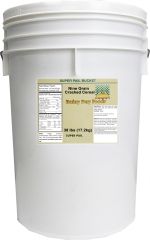 Rainy Day Foods 9 grain cracked cereal in super pail bucket 38 lbs