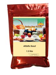 Alfalfa seed for sprouting in 1.5 lbs mylar bag