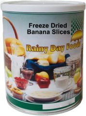 #2.5 can freeze dried banana slices-4 oz
