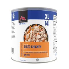 #10 can freeze dried diced chicken meat 17 oz.