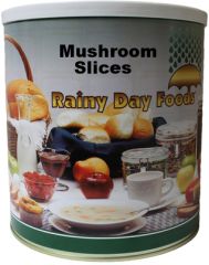 Rainy Day Foods dehydrated mushrooms #10 can 9 oz.
