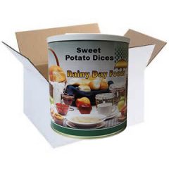 Dehydrated sweet potato dices #10 case 6 cans