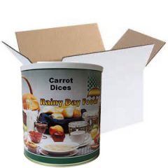 Dehydrated carrot dices #2.5 case