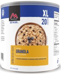 Mountain House Granola w/Blueberries & Milk, Case(6) #10 cans