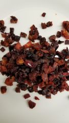 dehydrated plum dices