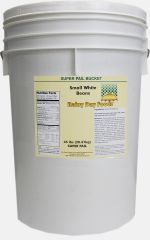small white navy bean super pail