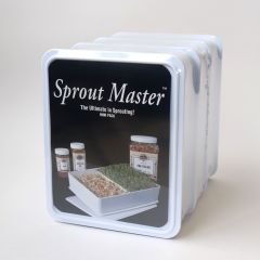Sprout Master Seed Sprouter, Triple Mini Kit, 4 lids