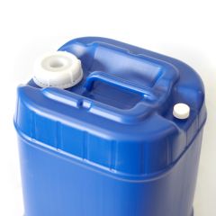 Water Storage Drum, Square Blue 5 gal