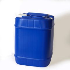 Water Storage Drum, Square Blue 5 gal