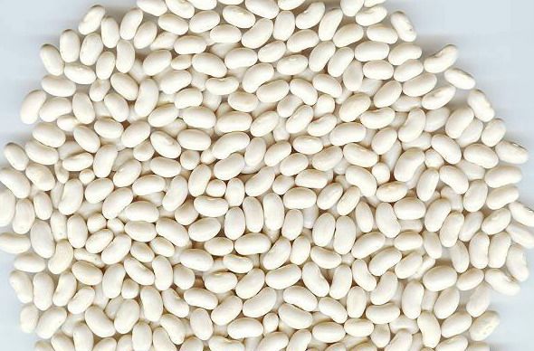 Small white bean bag outlet
