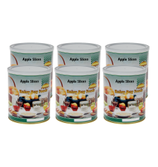 Dehydrated Apple Slices, Case (6) #2.5 cans