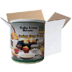 Baby Lima Beans, Case(6) #10 cans