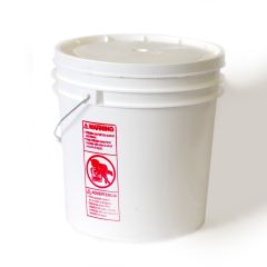 Plastic Bucket w/Gasket Lid, 4.25 gallon
