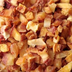 Dehydrated Peach Dices, 14 oz. #2.5 can