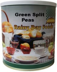 #10 can green split peas  92 oz.