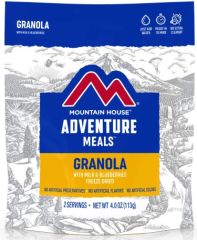 Mountain House Granola w/Blueberries & Milk, 2 servings
