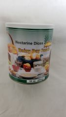Dehydrated Nectarine Dices, 10 oz #2.5 can