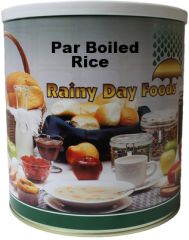 #10 can par boiled rice 82 oz.