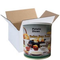 Potato Dices, Case(6) #10 cans