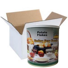 dehydrated potato flakes in 6 #10 cans