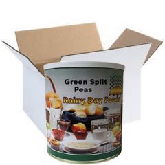 Rainy Day Foods Split green peas case of 6 #10 cans
