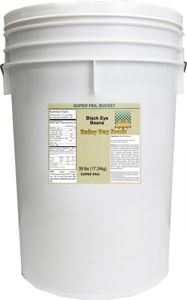 Rainy Day Foods a division of Walton Feed - Water Storage Drum - Square  Blue 5 gal