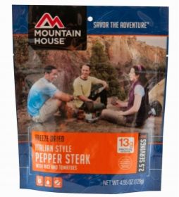 Mountain House Italian Style Pepper Steak w/rice