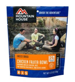Mountain House Chicken Fajita Bowl - M121 - mylar pouch