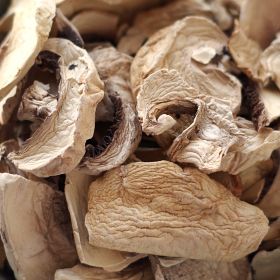 Dehydrated mushroom in #10 case