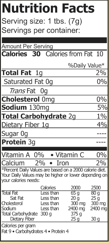 energy bits nutrition facts